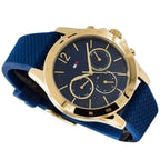 Tommy Hilfiger Lori 1782198 38mm Women's Multi-Function Watch – Navy Sunray & Navy Rubber Strap