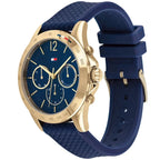 Tommy Hilfiger Lori 1782198 38mm Women's Multi-Function Watch – Navy Sunray & Navy Rubber Strap