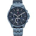 Tommy Hilfiger Lori 1782227 38mm Women's Multi-Function Watch – Navy Sunray & Navy Stainless Steel Bracelet