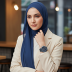 Tommy Hilfiger Lori 1782227 38mm Women's Multi-Function Watch – Navy Sunray & Navy Stainless Steel Bracelet