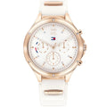 Tommy Hilfiger Lori 1782280 38mm Women's Multi-Function Watch – Silver Sunray & Silver Stainless Steel Bracelet