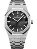 Audemars Piguet Royal Oak 15500ST.OO.1220ST.03 41mm Men's Automatic Watch – Black with Silver Stainless Steel Bracelet