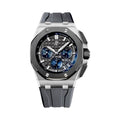 Audemars Piguet Royal Oak 43mm Men's Quartz Watch – Grey with Grey Silicone Strap